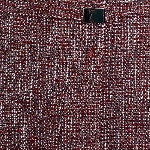 Doncaster Burgundy Tweed Lined Blazer With Pockets Size 20W Excellent Condition - Picture 3 of 12
